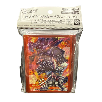 Gundam Card Game Official Deck Protector Card Sleeves Shining Gundam vs Master Gundam