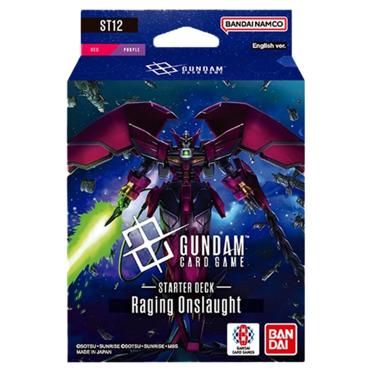 Gundam Card Game Raging Onslaught Starter Deck (ST-12)