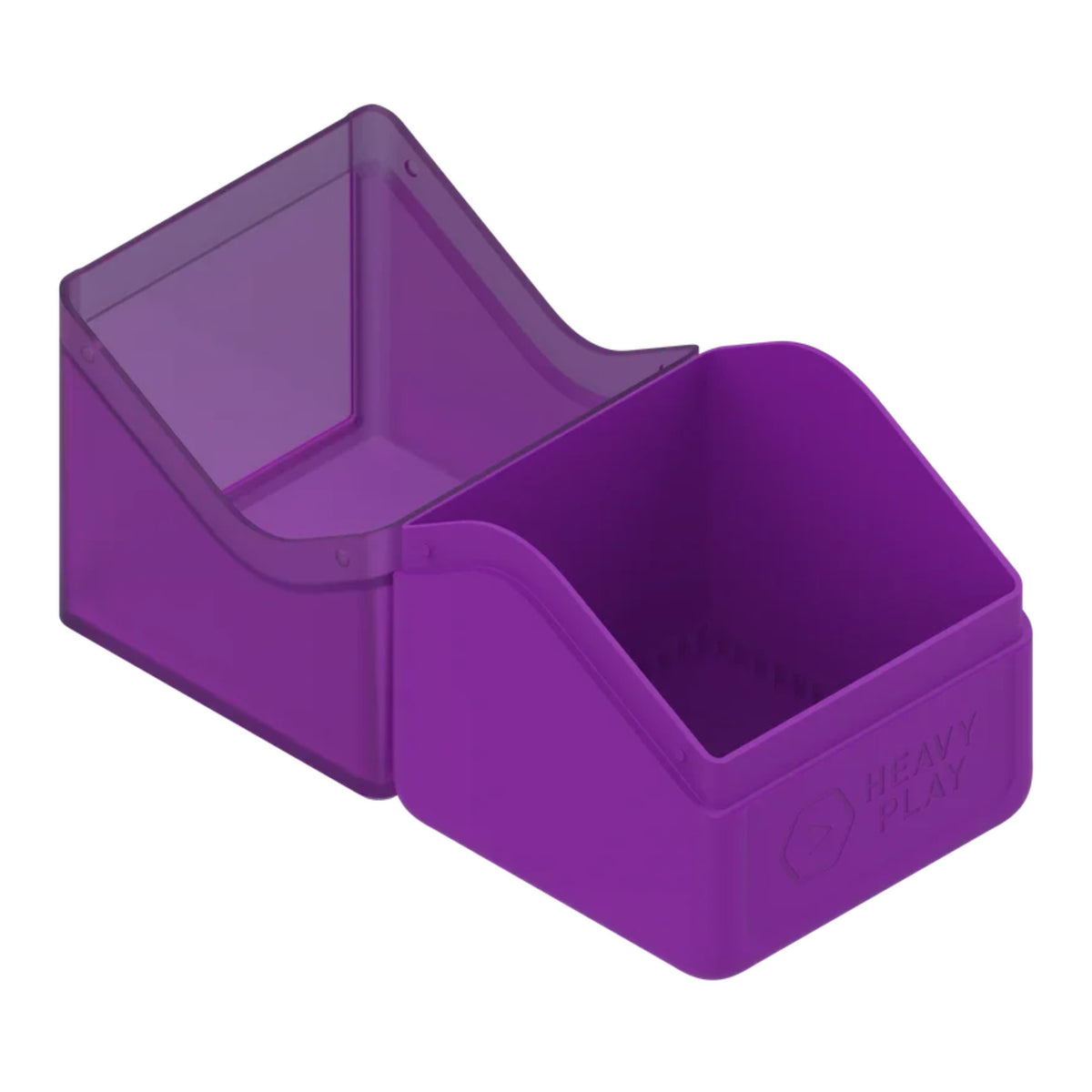 Heavy Play 100+ Double Sleeved Bard Purple RFG Deck Box - Trading Card Market