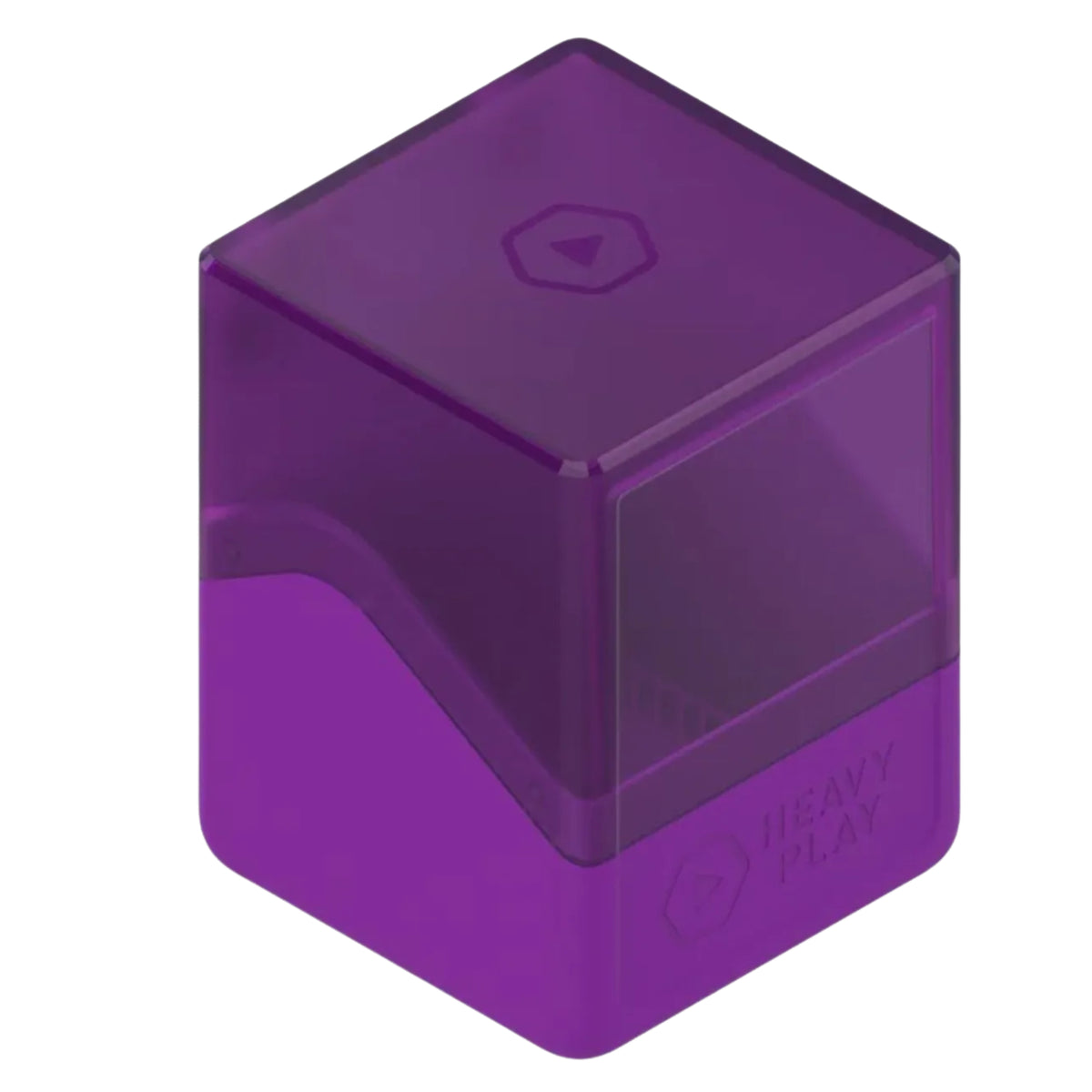 Heavy Play 100+ Double Sleeved Bard Purple RFG Deck Box - Trading Card Market