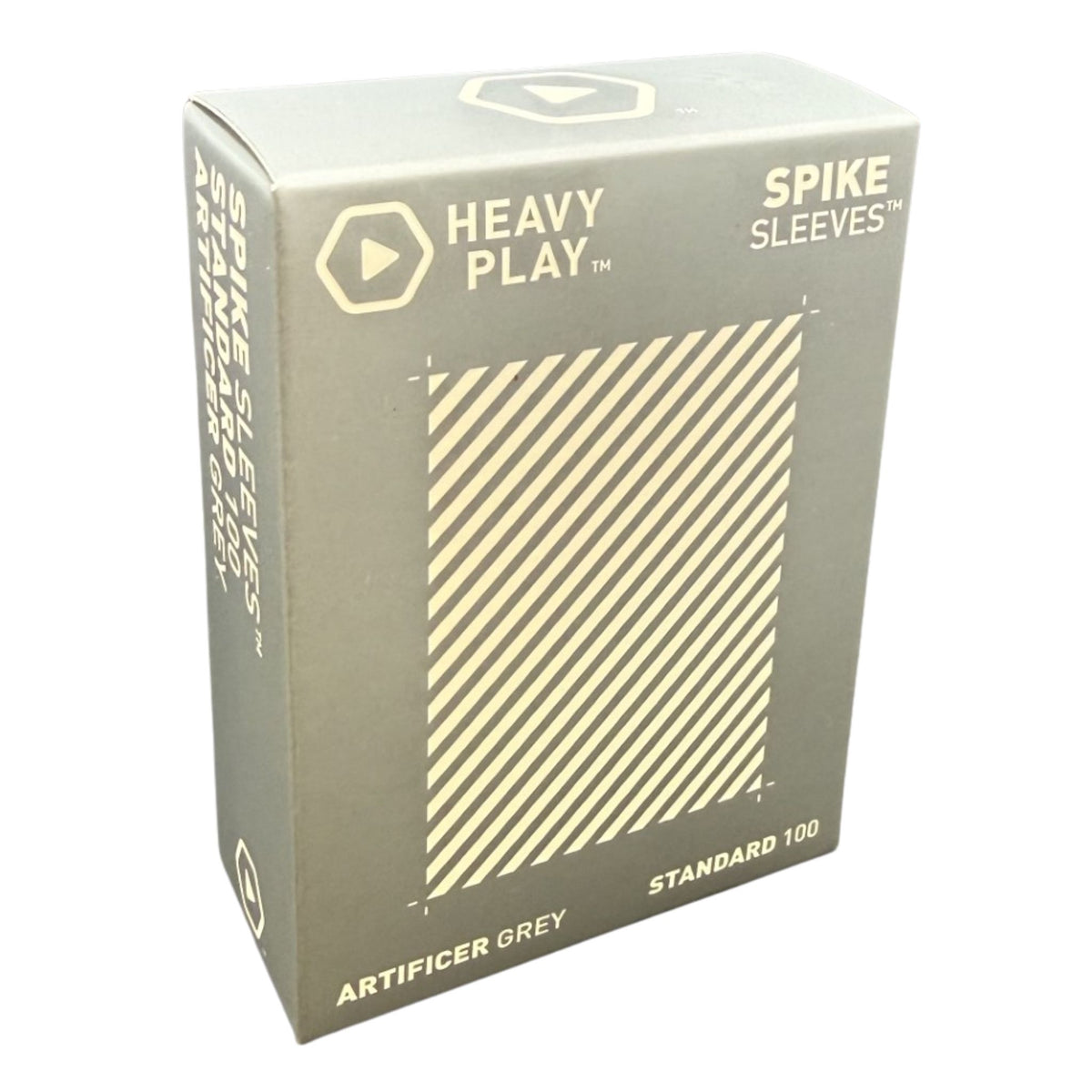 Heavy Play Artificer Grey Spike Sleeves - Trading Card Market
