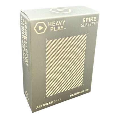 Heavy Play Artificer Grey Spike Sleeves - Trading Card Market