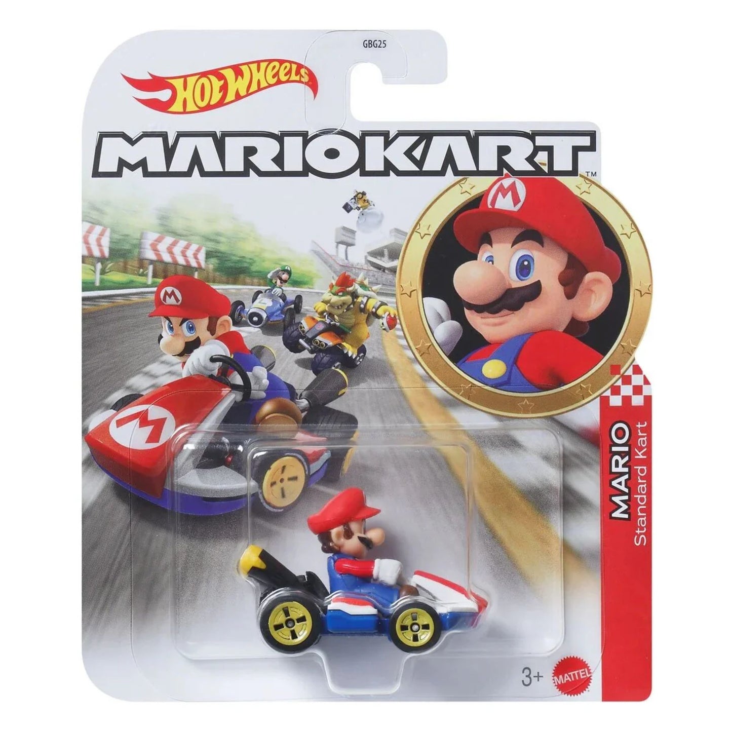 Hot Wheels Mario Kart Mario Standard Kart Replica Die - Cast - Trading Card Market