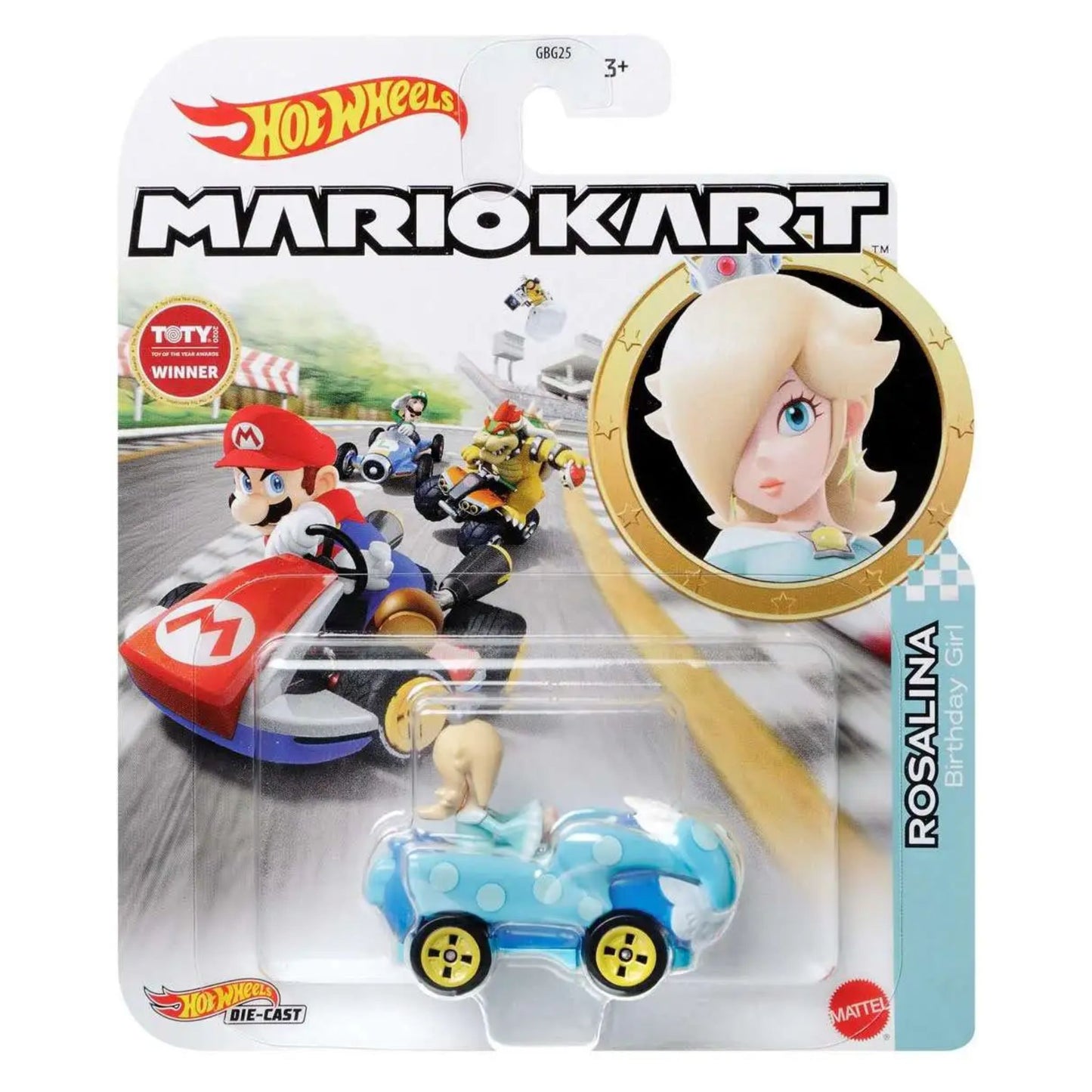 Hot Wheels Mario Kart Rosalina Birthday Girl Replica Die - Cast - Trading Card Market