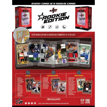 Jersey Fusion Rookie Edition Hobby Box (Back - to - School Sale) - Trading Card Market