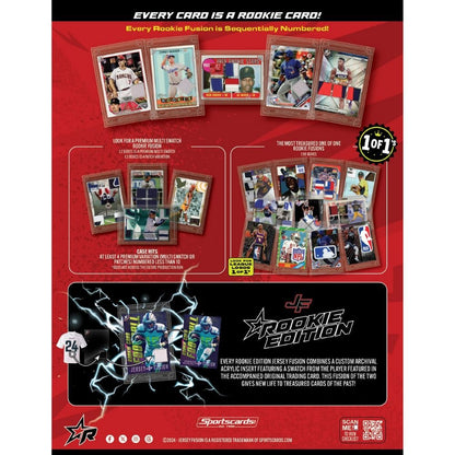 Jersey Fusion Rookie Edition Hobby Box (Back - to - School Sale) - Trading Card Market