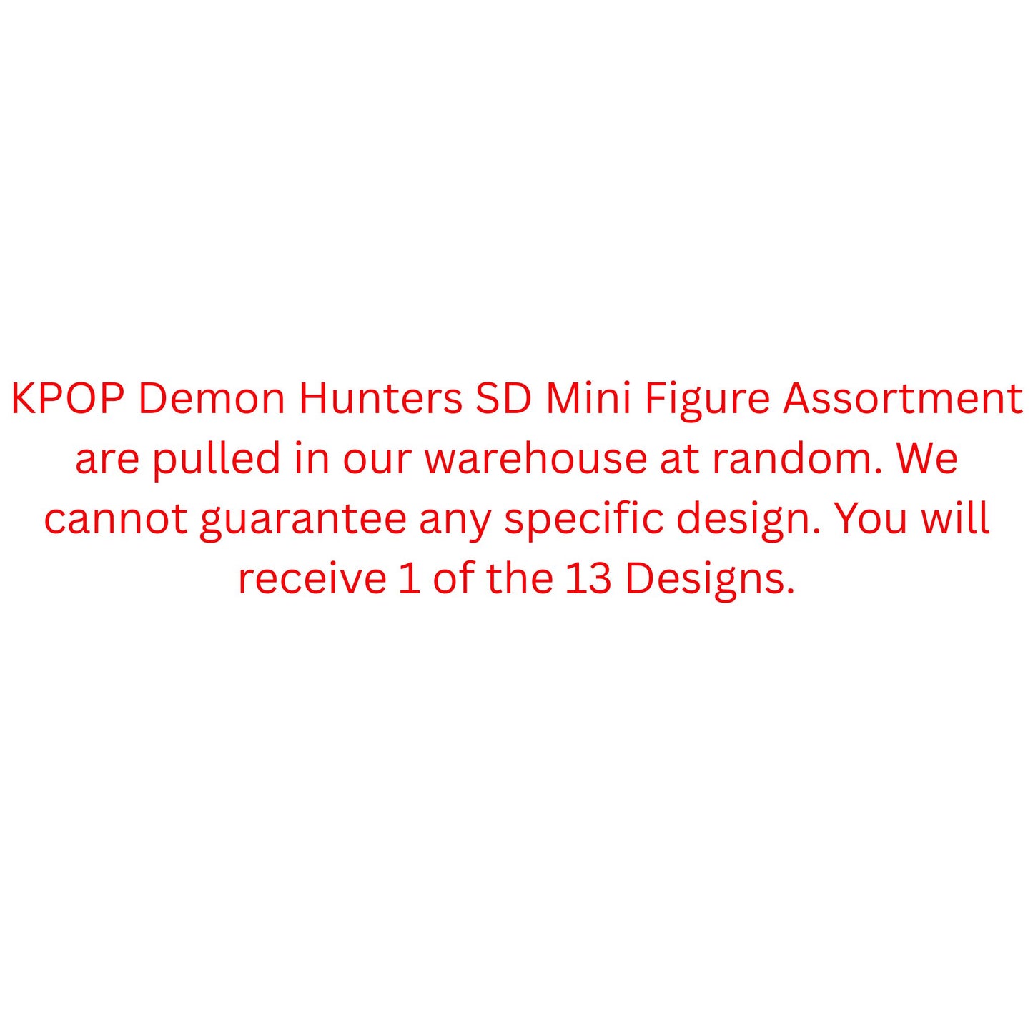 KPOP Demon Hunters SD Mini Figure Assortment - Trading Card Market