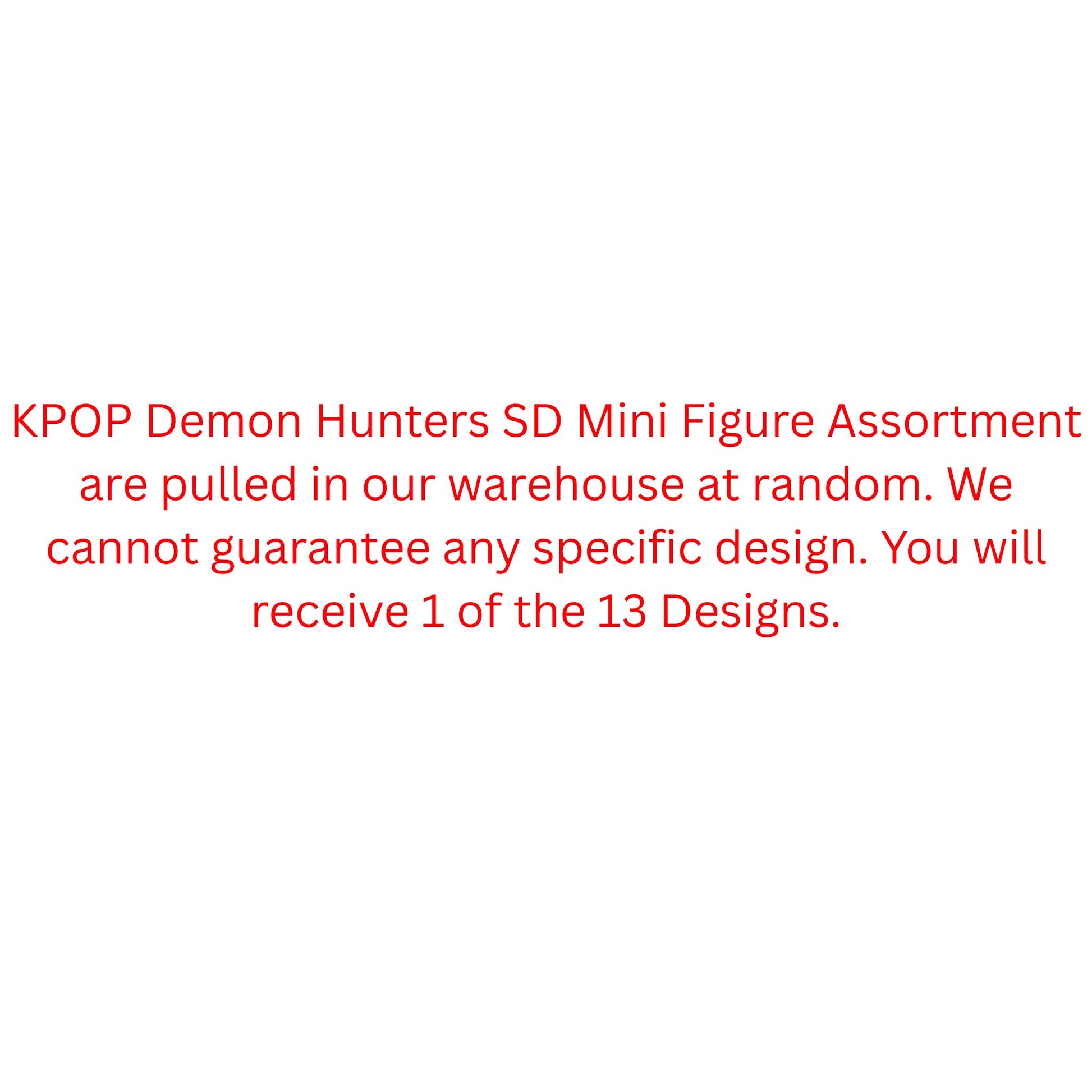 KPOP Demon Hunters SD Mini Figure Assortment - Trading Card Market