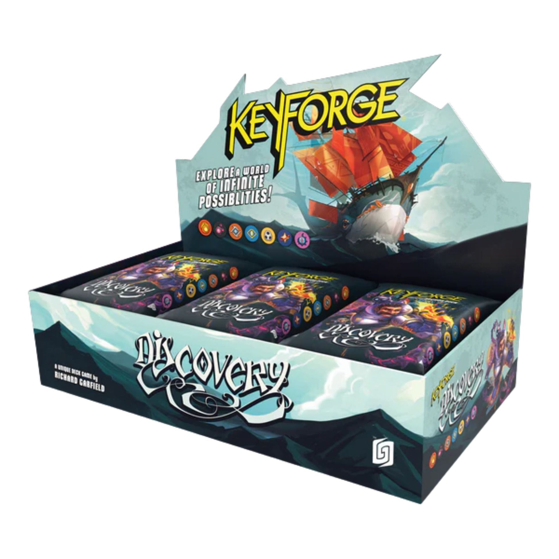 KeyForge Discovery Archon Deck Display Box - Trading Card Market
