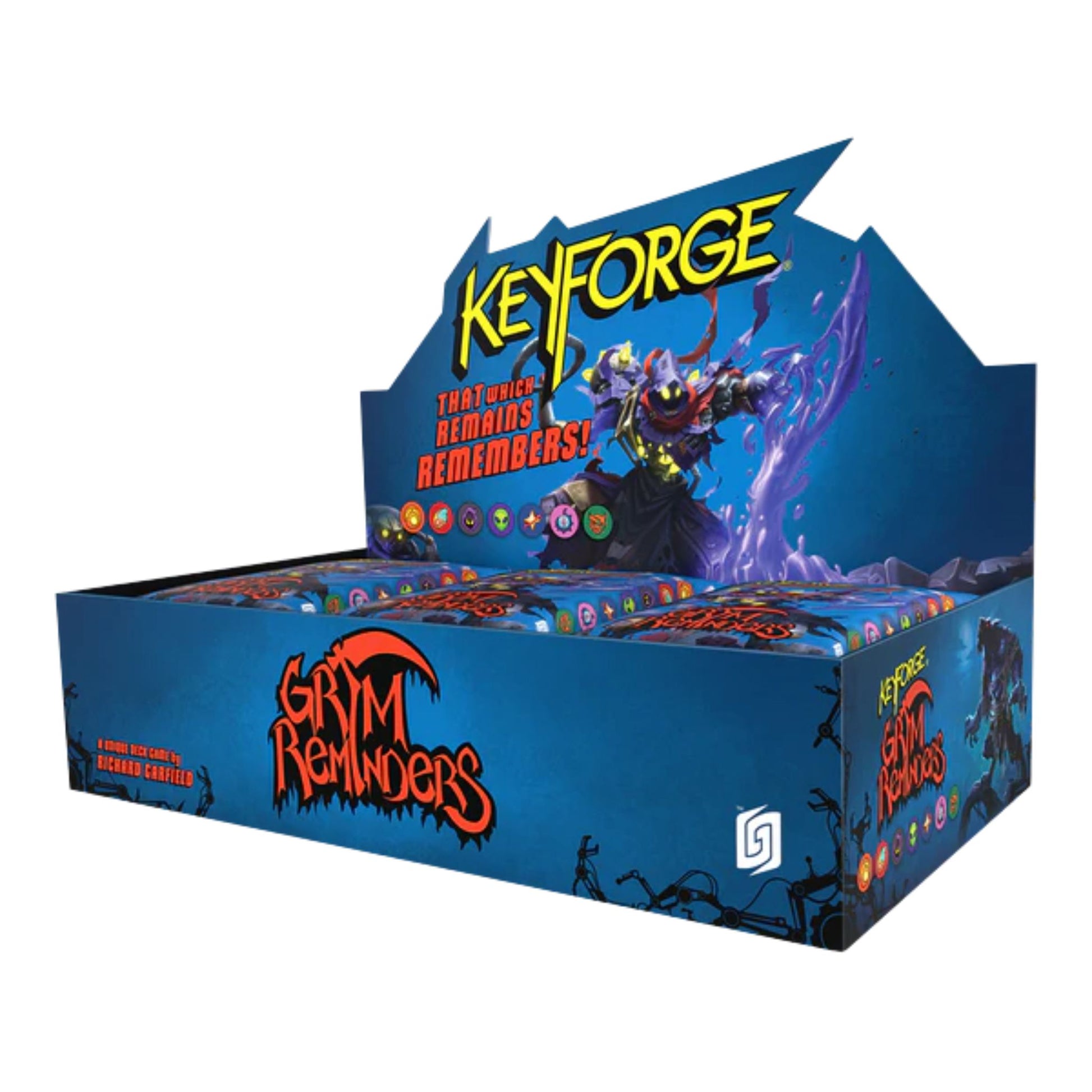 KeyForge Grim Reminders Archon Deck Display Box - Trading Card Market