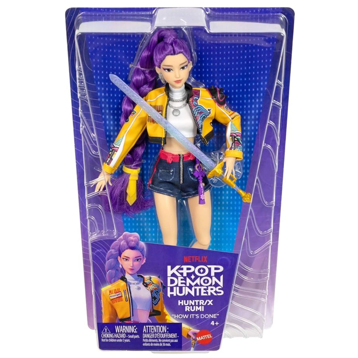 KPOP Demon Hunters HUNTR/X Rumi Wearing “How It’s Done" Fashion Doll