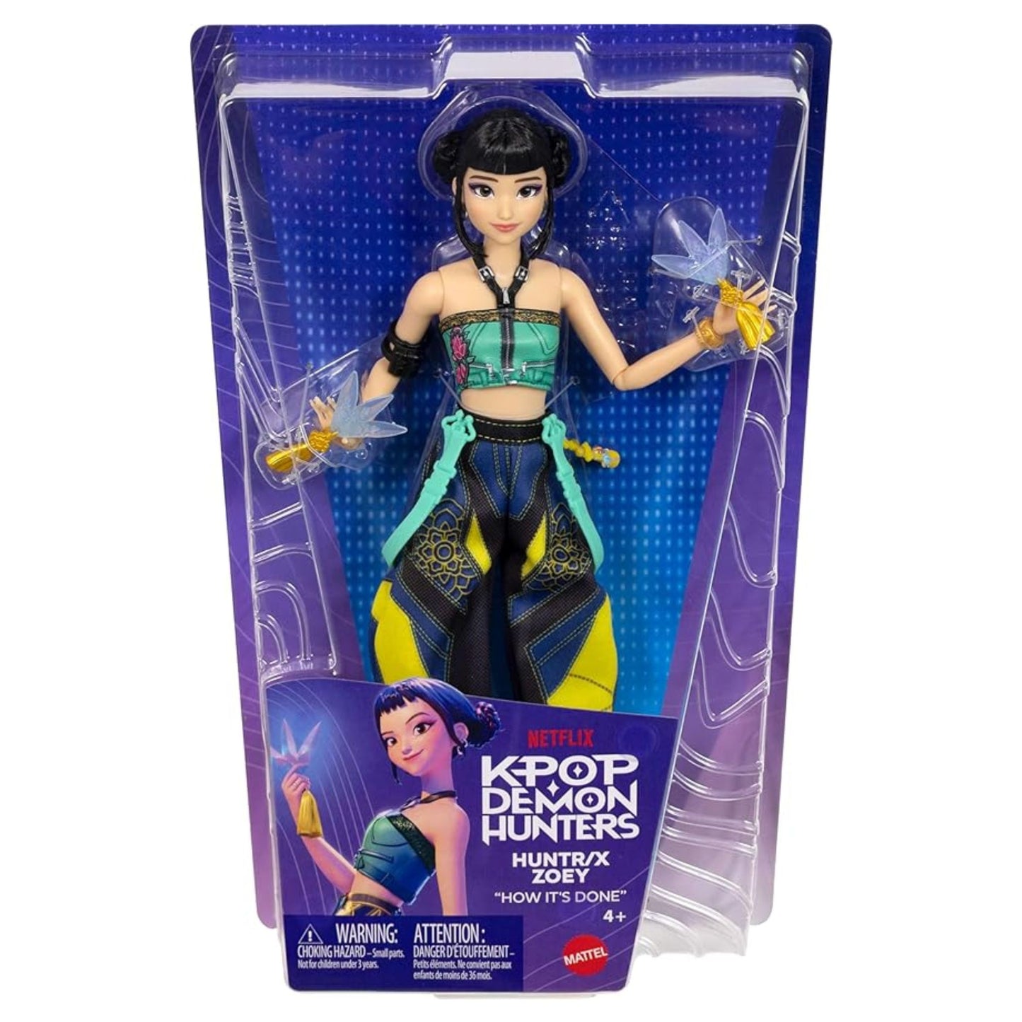 KPOP Demon Hunters HUNTR/X Zoey Wearing “How It’s Done" Fashion Doll