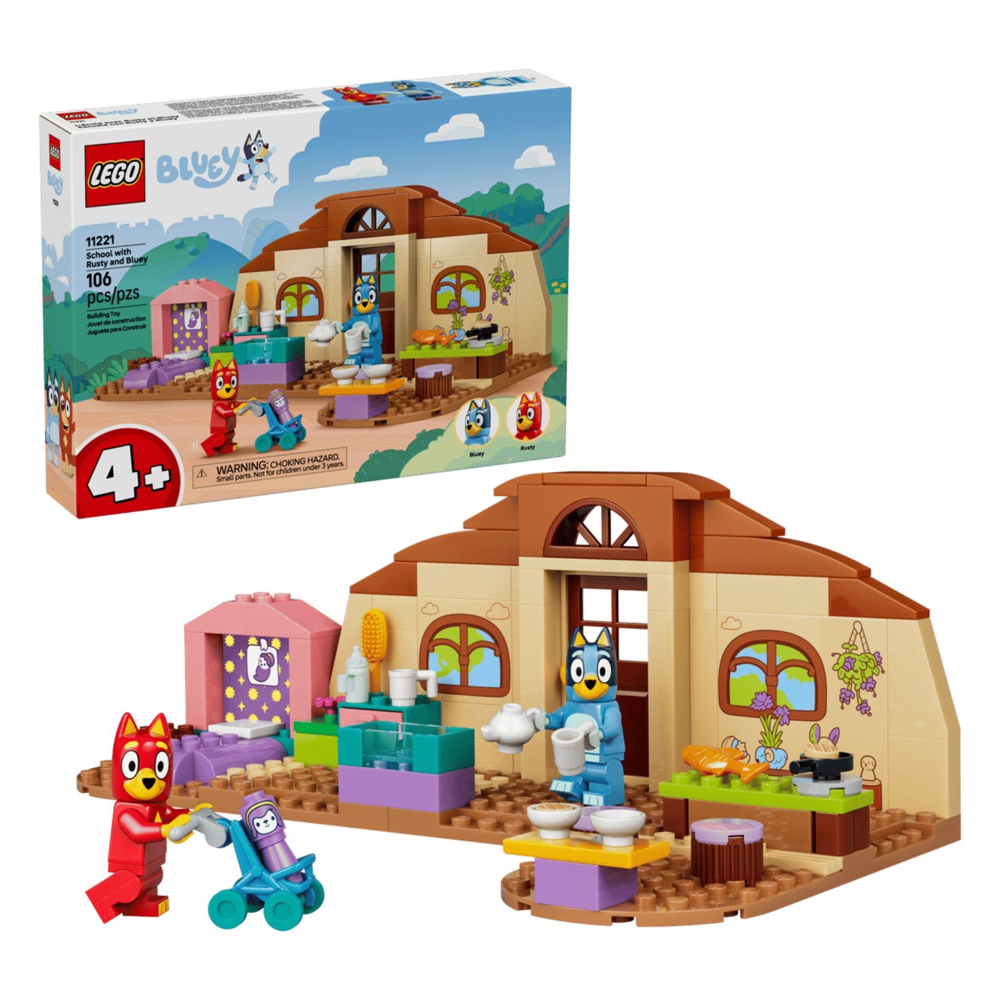 LEGO Bluey School with Rusty and Bluey - Trading Card Market