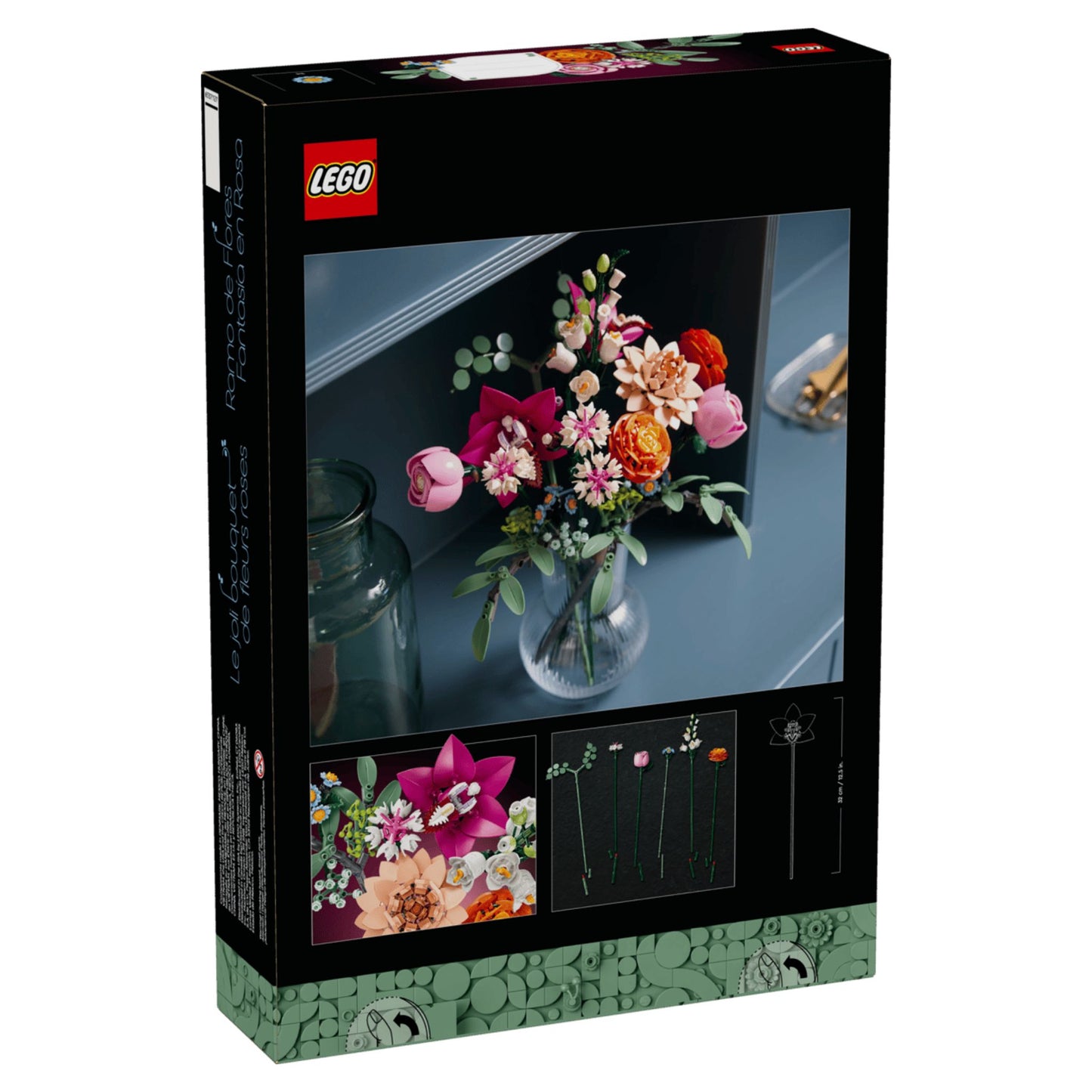 LEGO Botanicals Pretty Pink Flower Bouquet - Trading Card Market