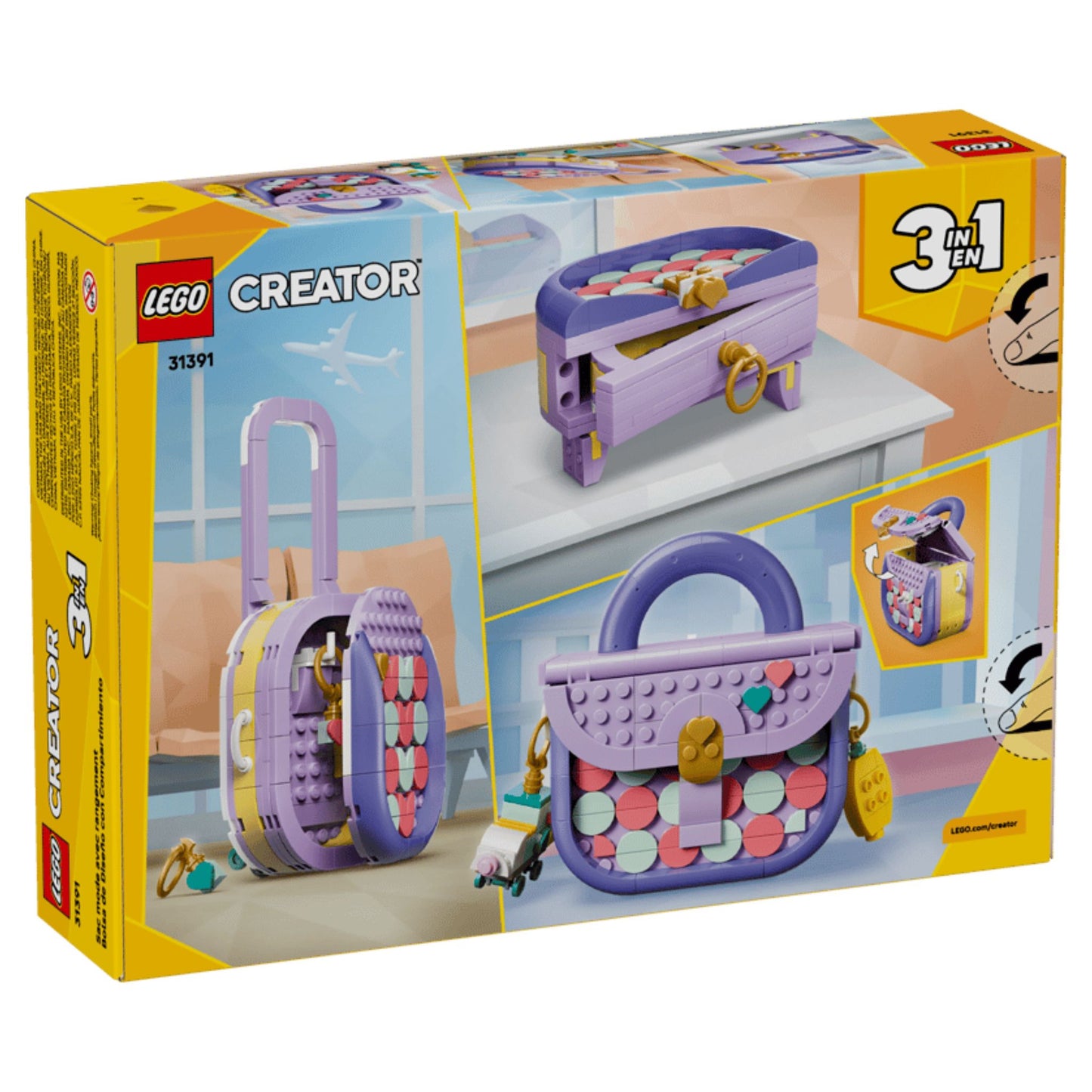 LEGO Creator Art Fashion Bag with Storage