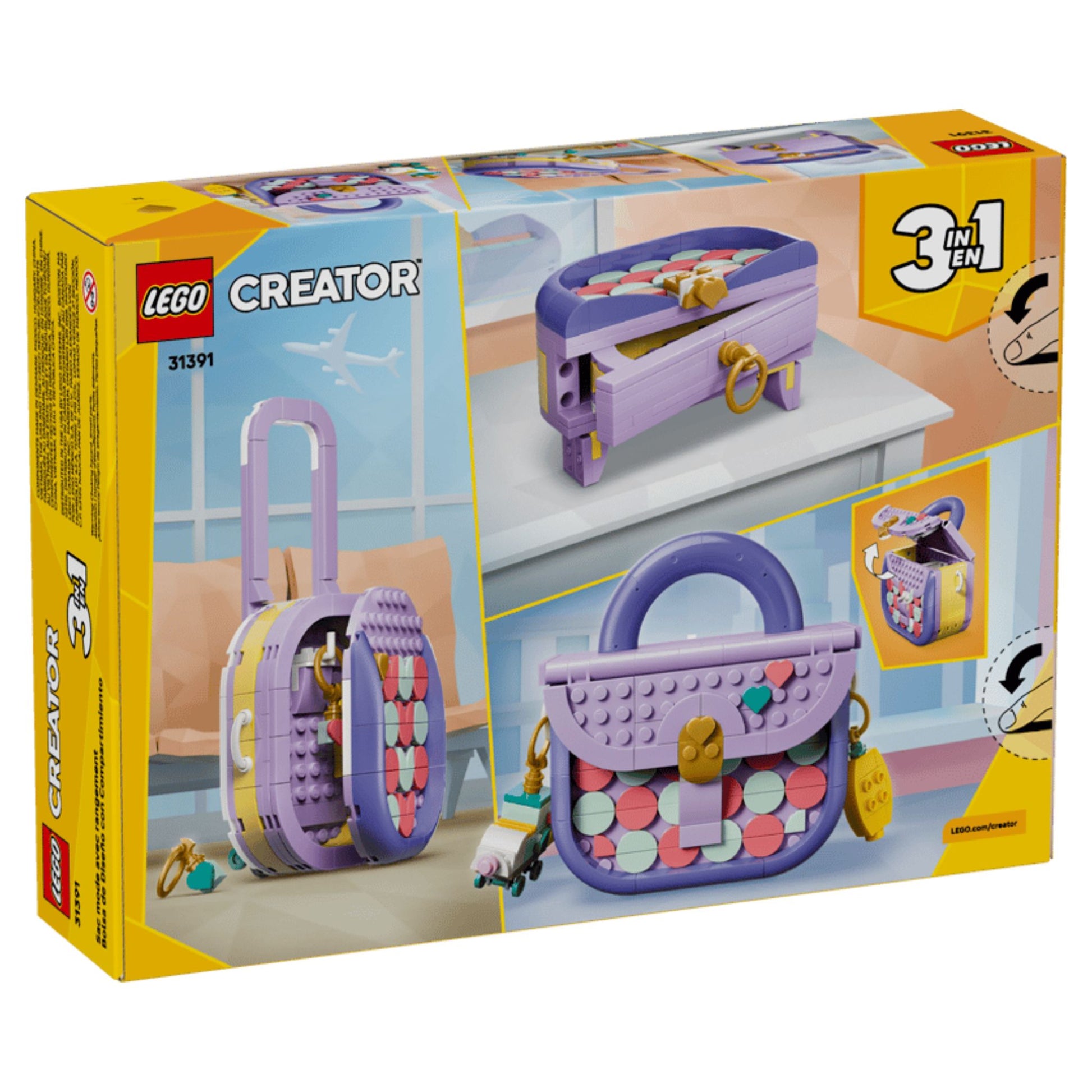 LEGO Creator Art Fashion Bag with Storage