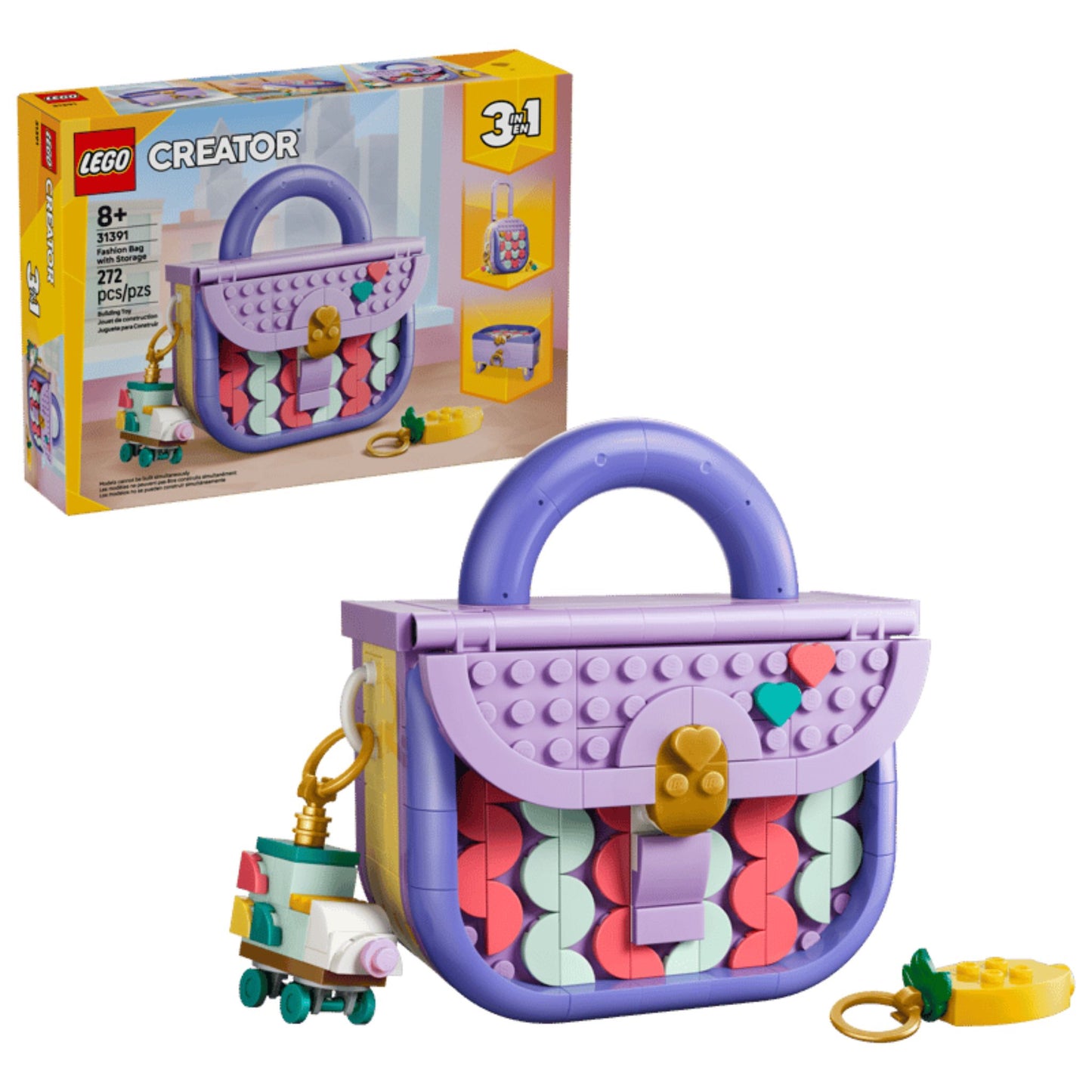 LEGO Creator Art Fashion Bag with Storage