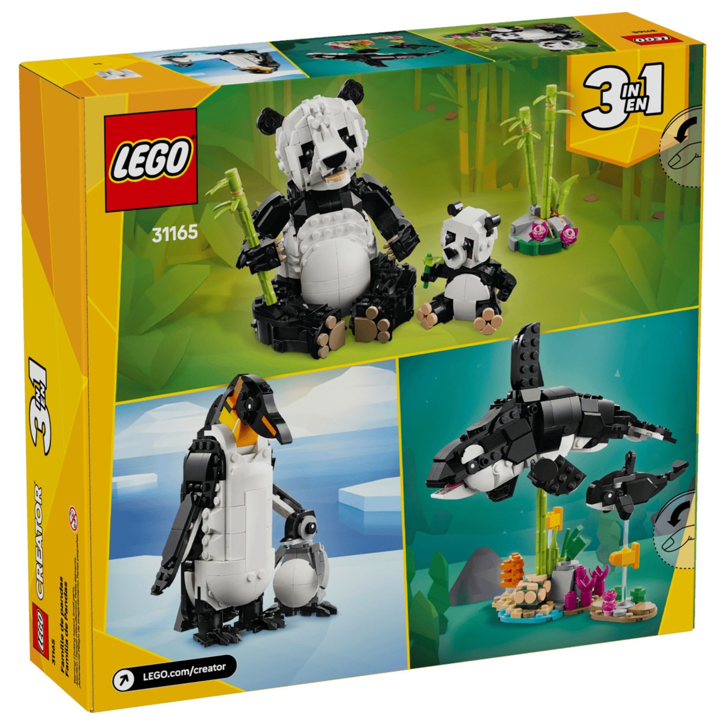 LEGO Creator Wild Animals Panda Family - Trading Card Market