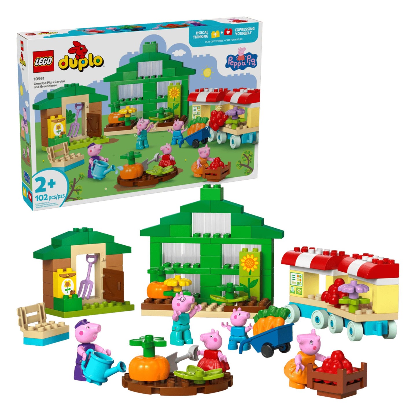 LEGO DUPLO Peppa Pig Grandpa Pig's Garden and Greenhouse - Trading Card Market