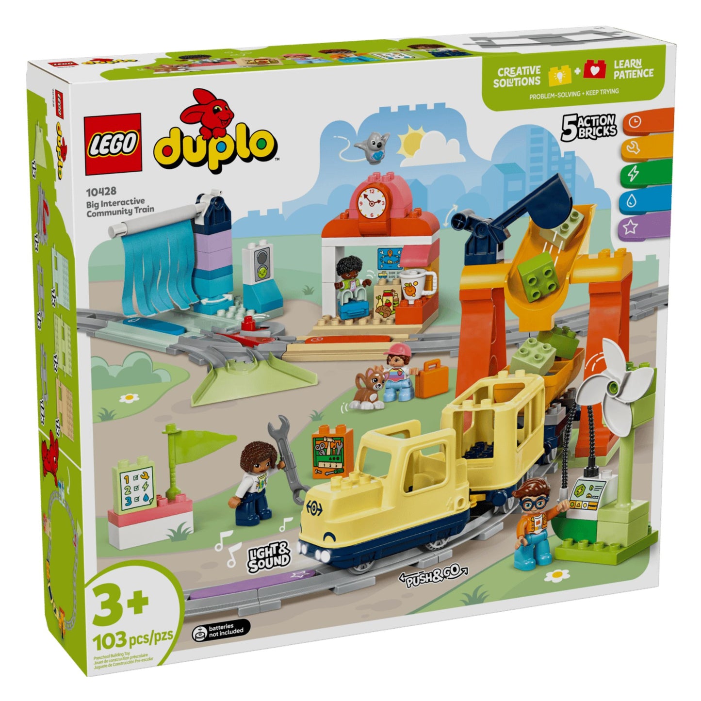 LEGO DUPLO Town Big Interactive Community Train - Trading Card Market