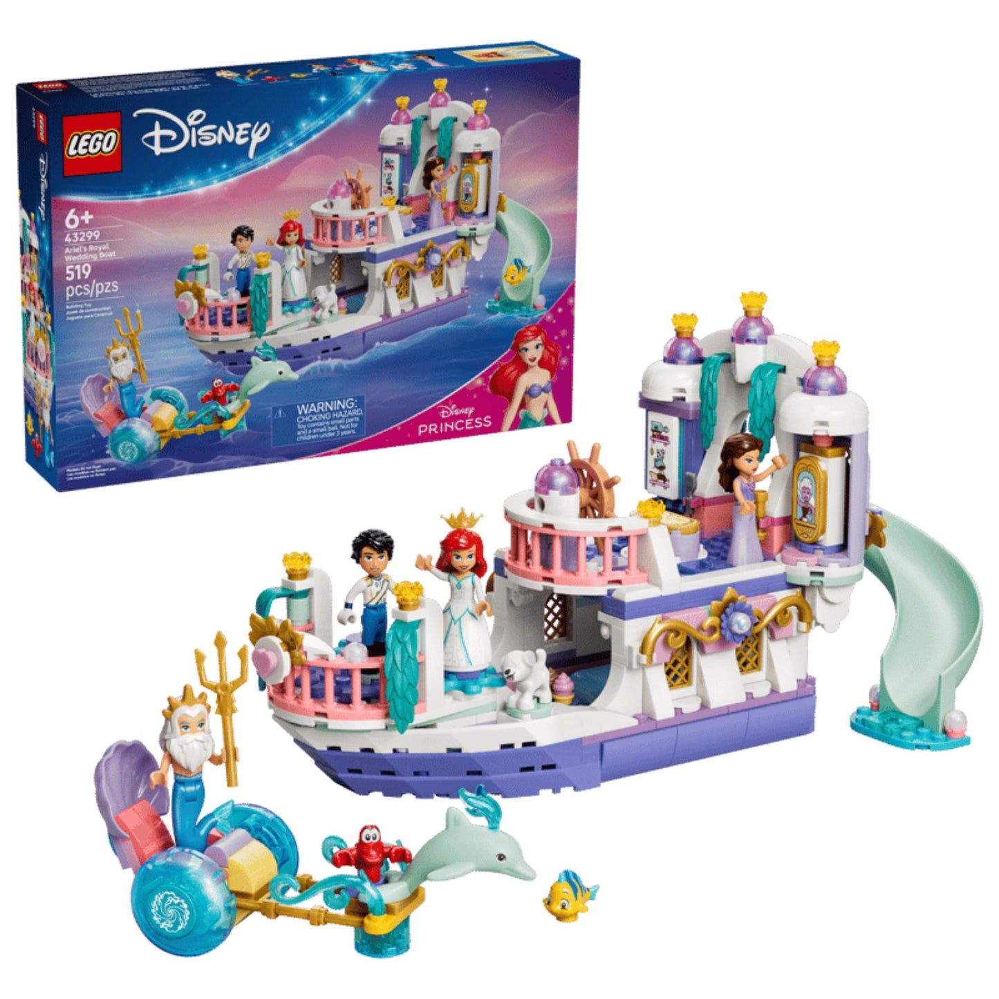 LEGO Disney Princess Ariel's Royal Wedding Boat