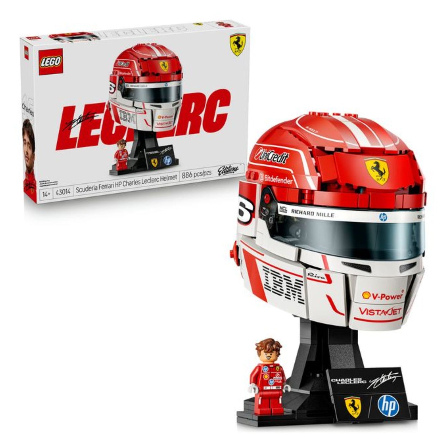 LEGO Editions Formula 1 Scuderia Ferrari HP Charles Leclerc Helmet - Trading Card Market