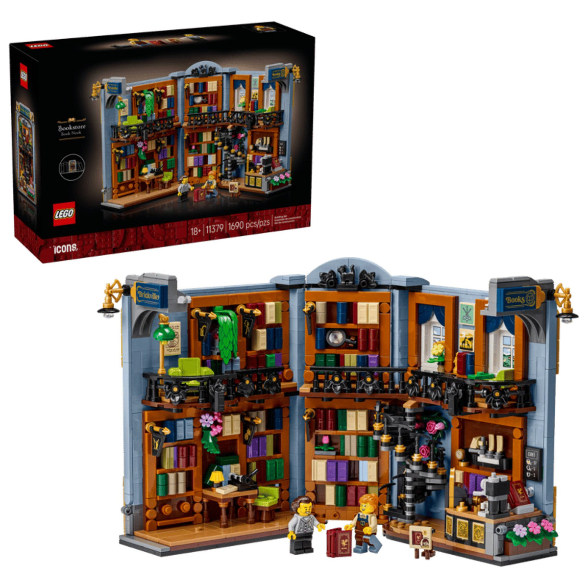 LEGO Icons Booskstore Book Nook - Trading Card Market