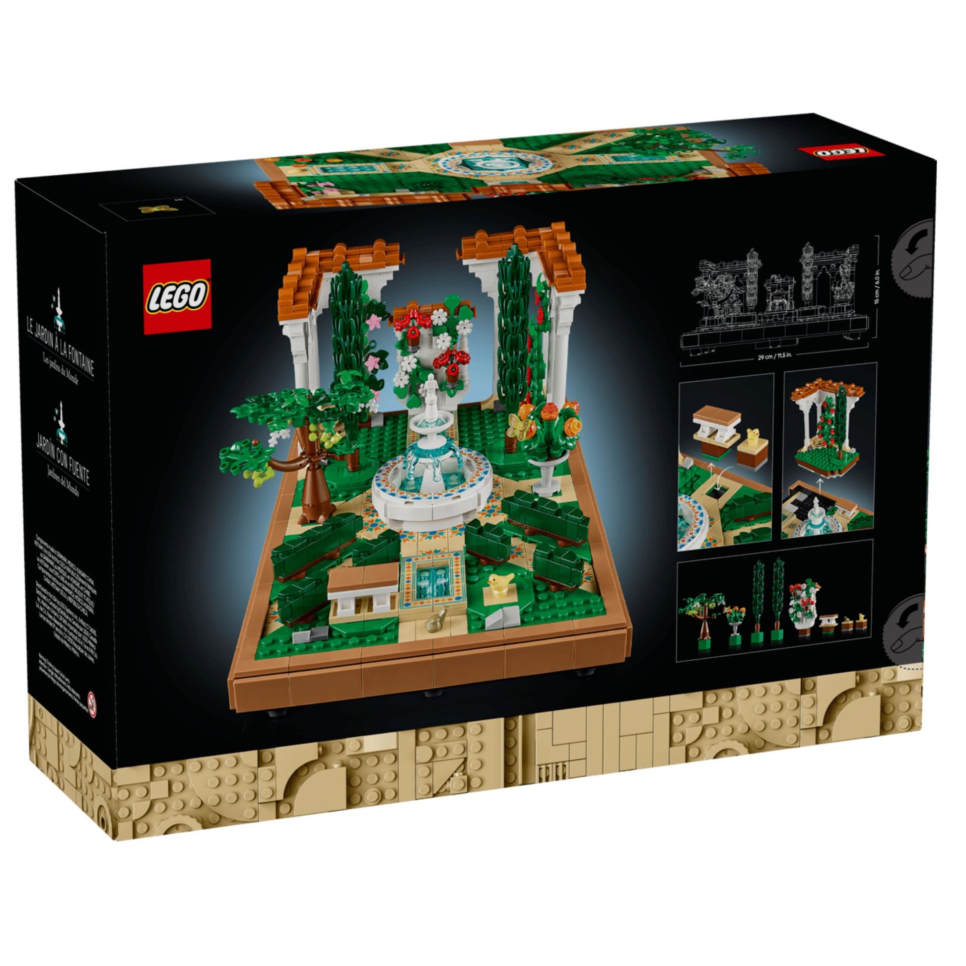 LEGO Icons Fountain Garden - Trading Card Market