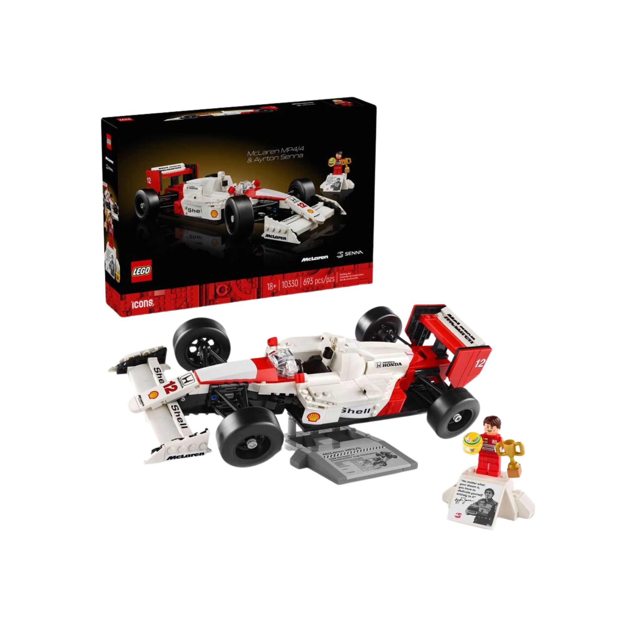 LEGO Icons McLaren MP4/4 & Ayrton Senna – Trading Card Market