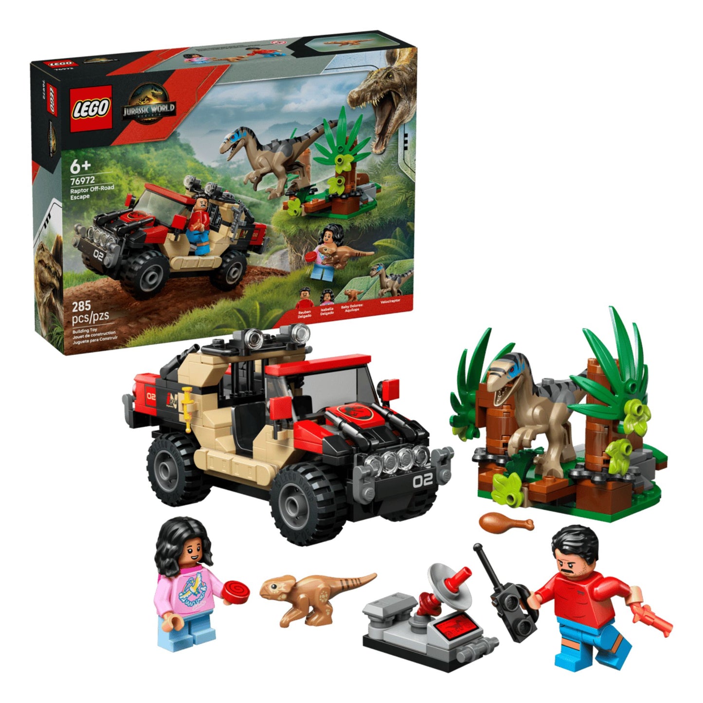 LEGO Jurassic World Raptor Off - Road Escape - Trading Card Market