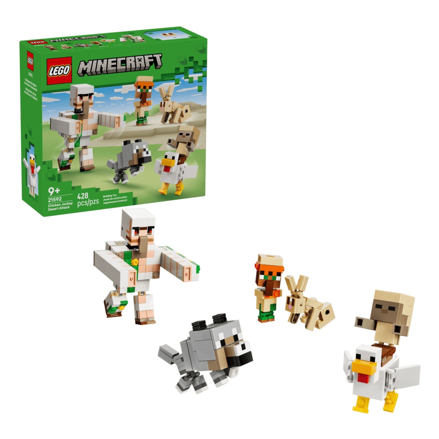 LEGO Minecraft Chicken Jockey Desert Attack - Trading Card Market