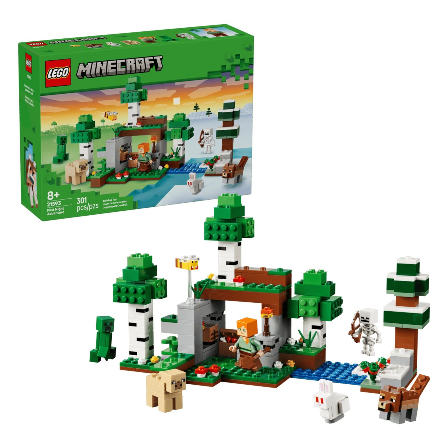 LEGO Minecraft First Night Adventure - Trading Card Market