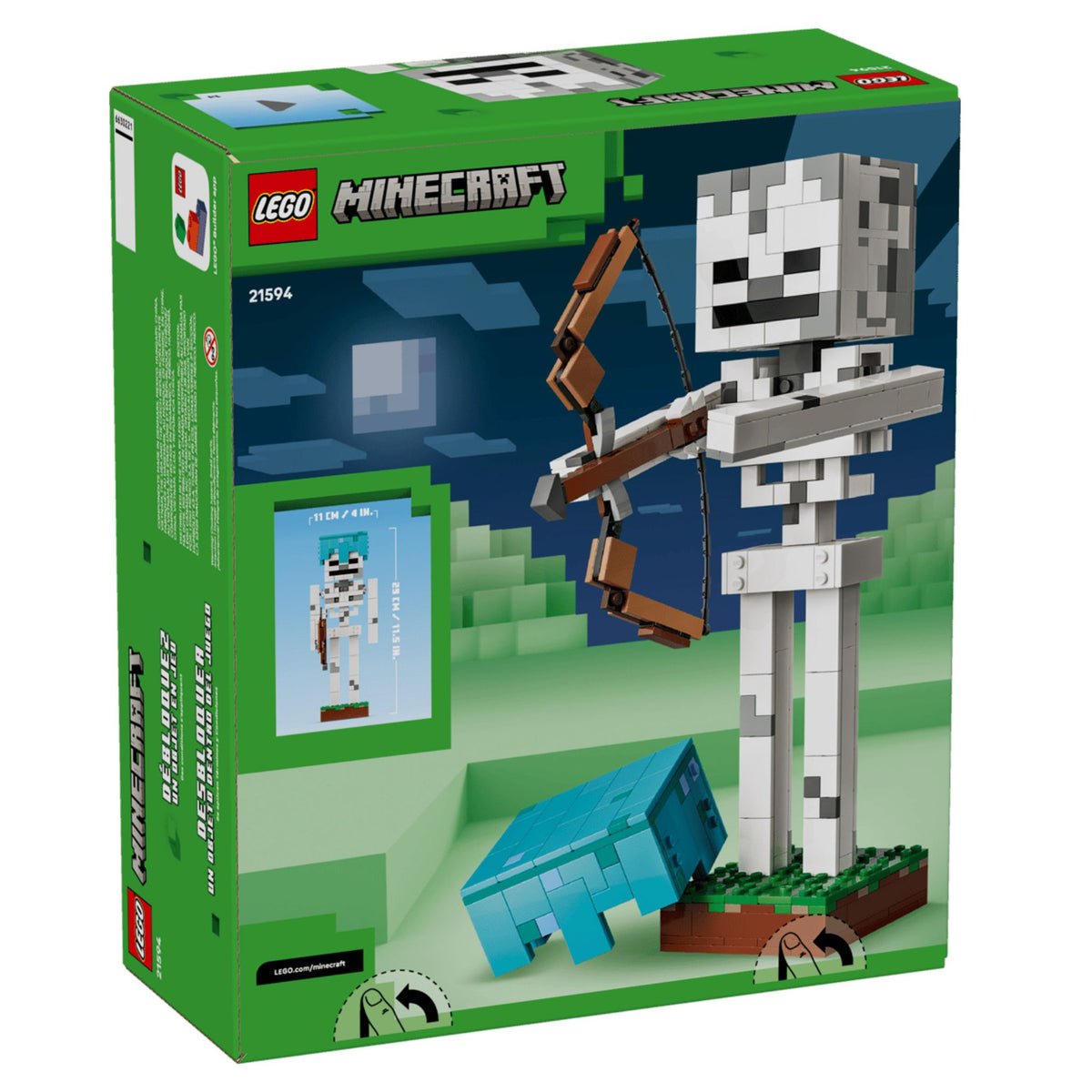 LEGO Minecraft The Skeleton - Trading Card Market