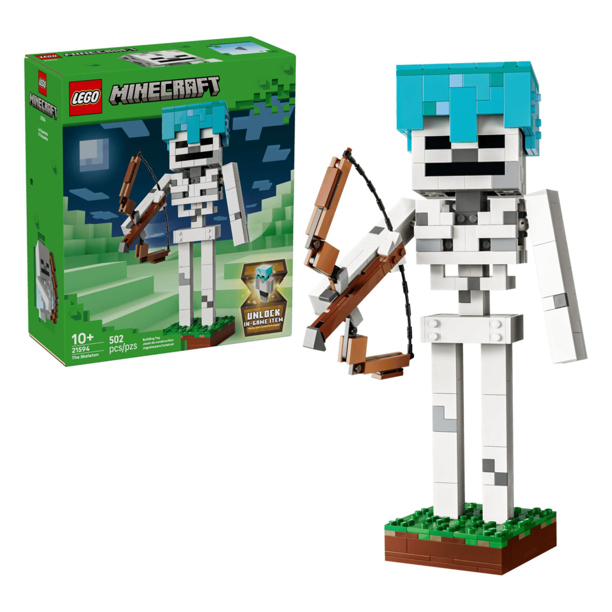 LEGO Minecraft The Skeleton - Trading Card Market