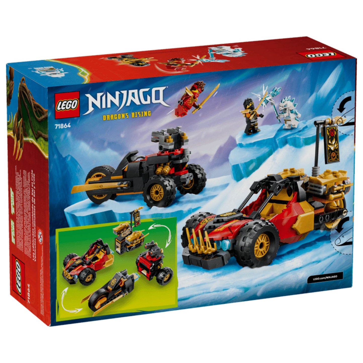 LEGO Ninjago Kai and Cole's Combiner Vehicles