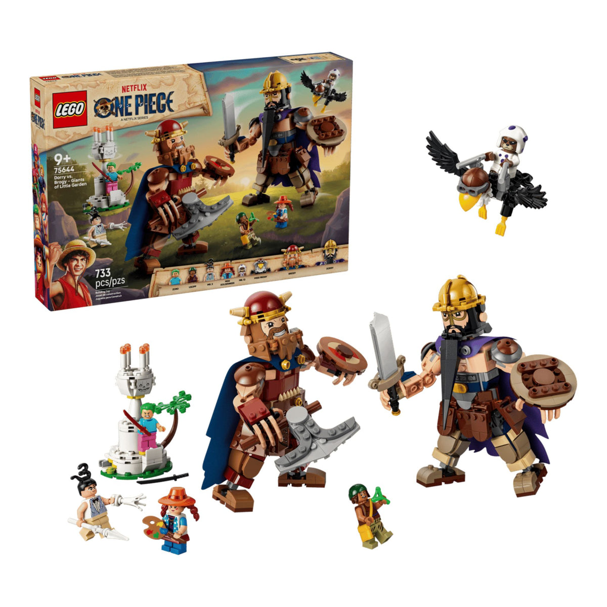 LEGO ONE PIECE Dorry vs. Brogy - Giants of Little Garden