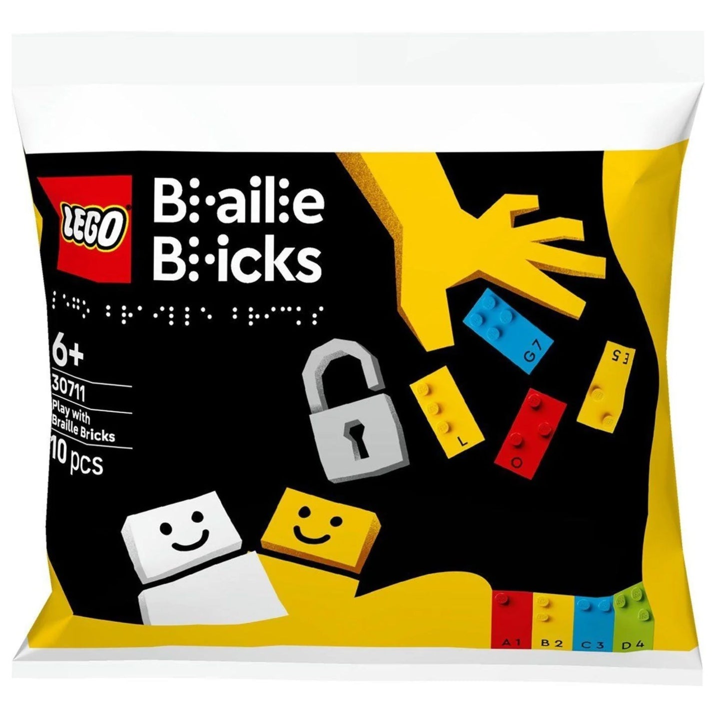 LEGO Recruitment Bags Play with Braille Bricks - Trading Card Market