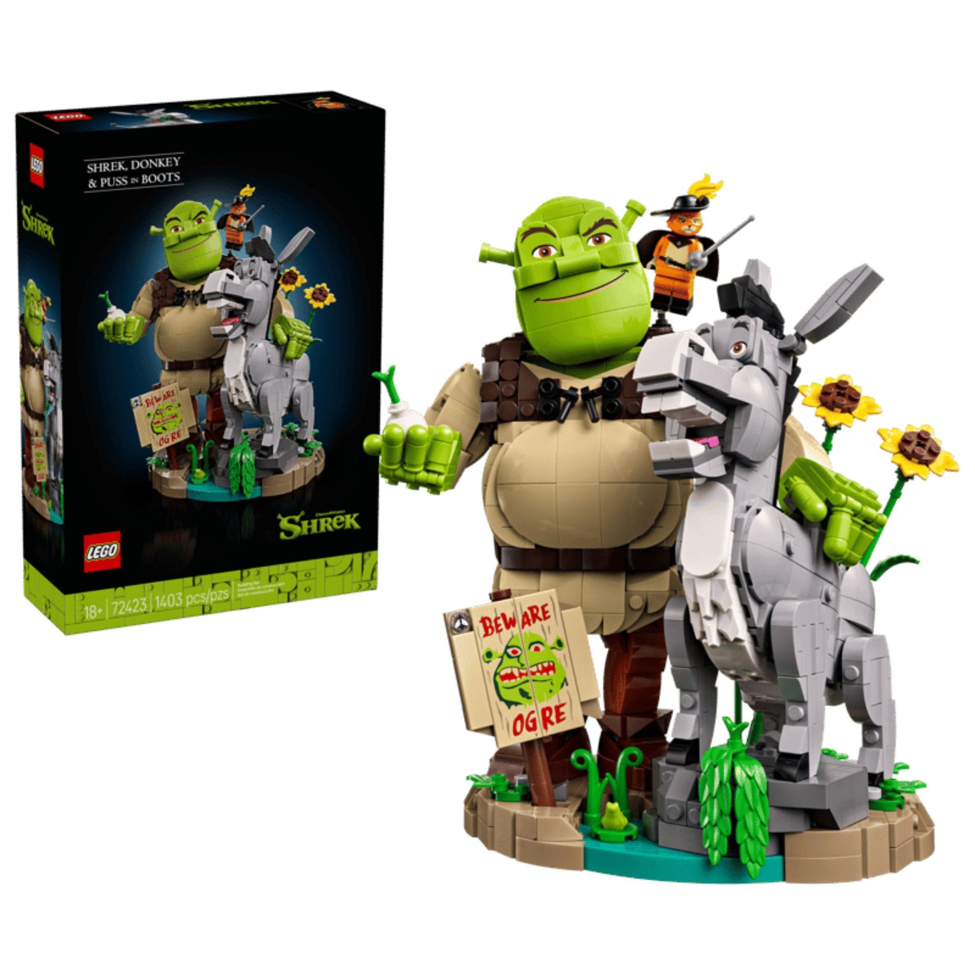 LEGO Shrek, Donkey and  Puss in Boots