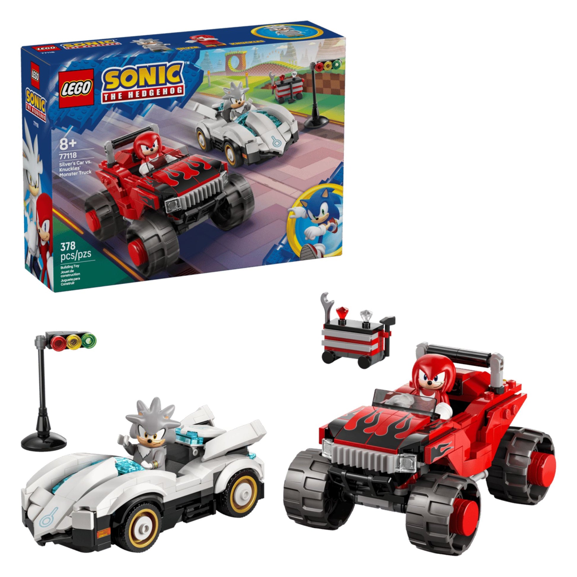 LEGO Sonic Silver's Car vs. Knuckles' Monster Truck - Trading Card Market
