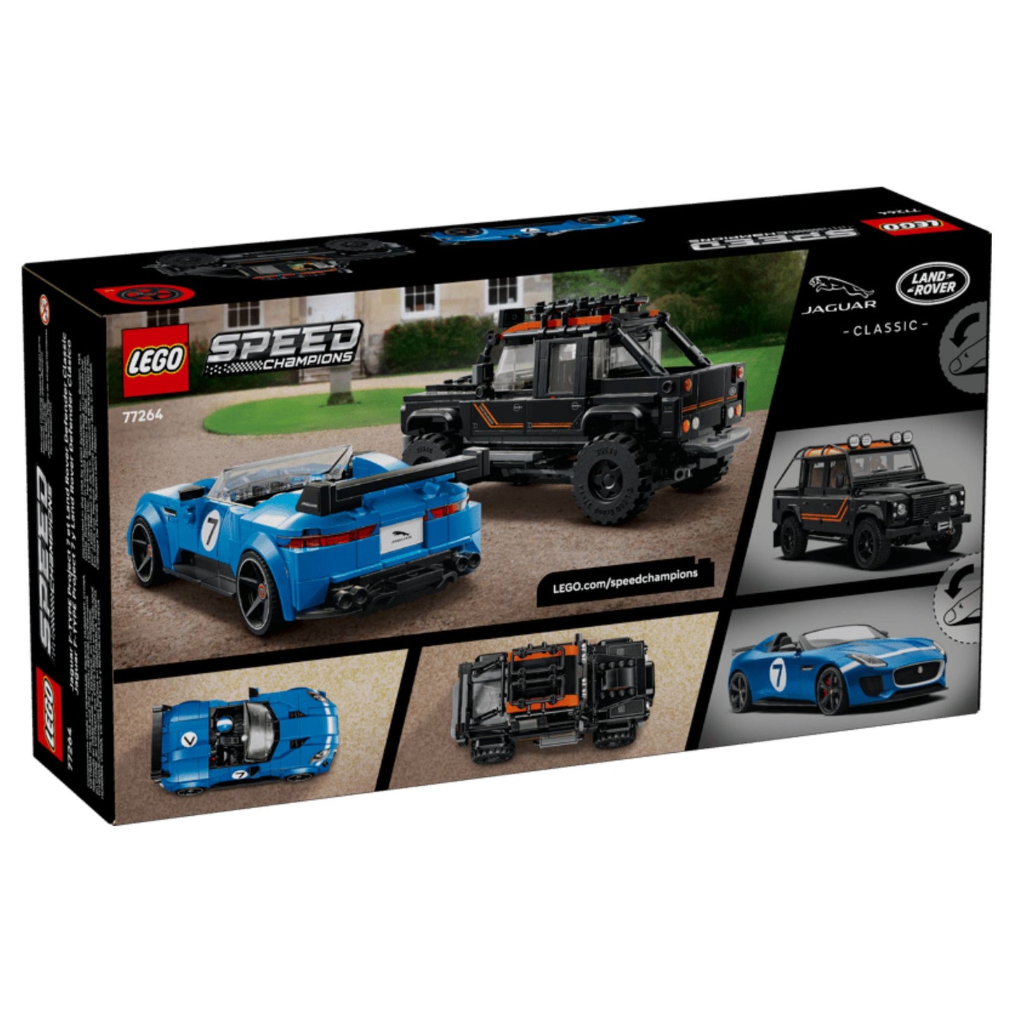 LEGO Speed Champions Jaguar Project 7 & Land Rover Defender