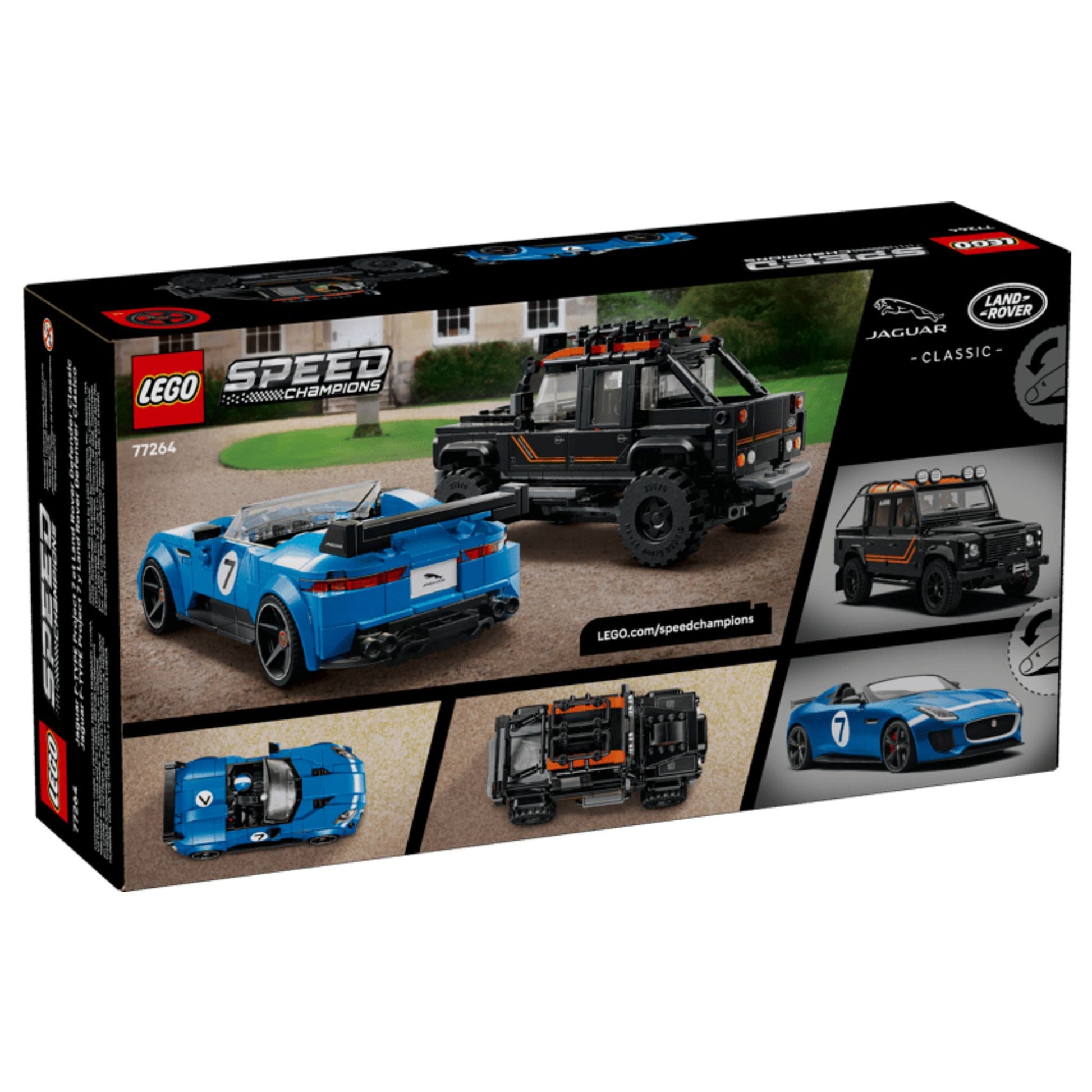 LEGO Speed Champions Jaguar Project 7 & Land Rover Defender
