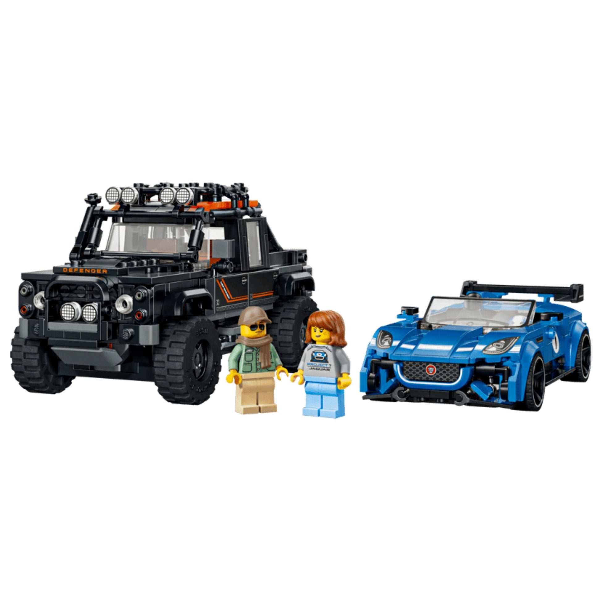 LEGO Speed Champions Jaguar Project 7 & Land Rover Defender