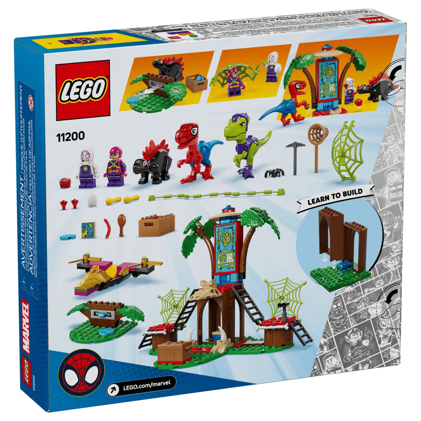 LEGO Spidey and Gobby's Raptor Battle at Tree House HQ - Trading Card Market