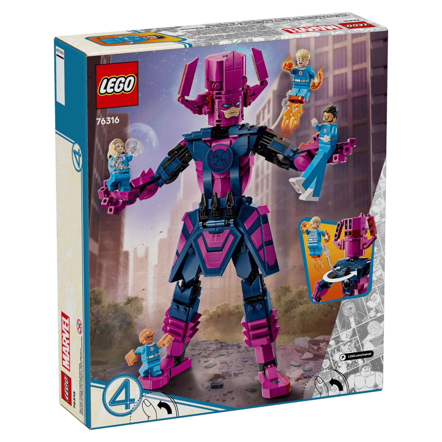 LEGO Super Heroes Marvel Fantastic Four vs. Galactus Construction Figure - Trading Card Market