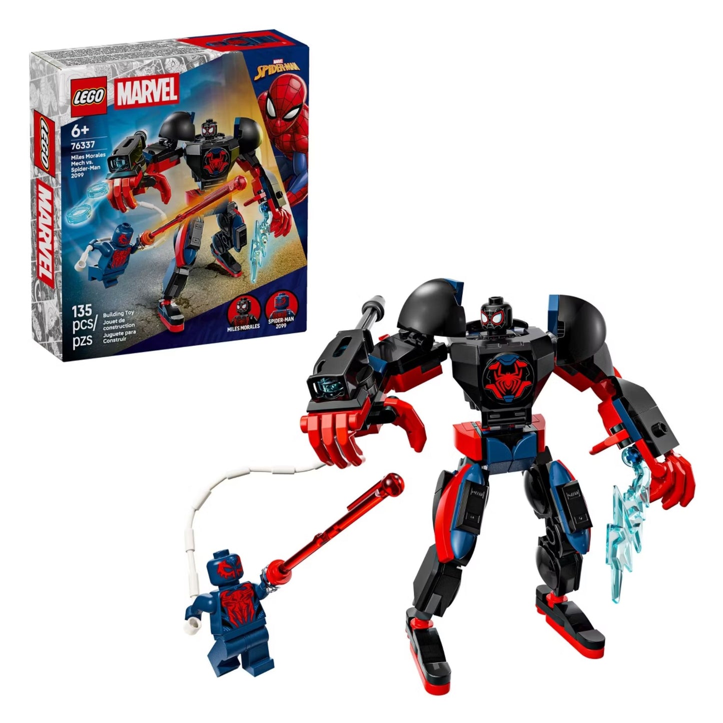 LEGO Super Heroes Marvel Miles Morales Mech vs. Spider-Man 2099