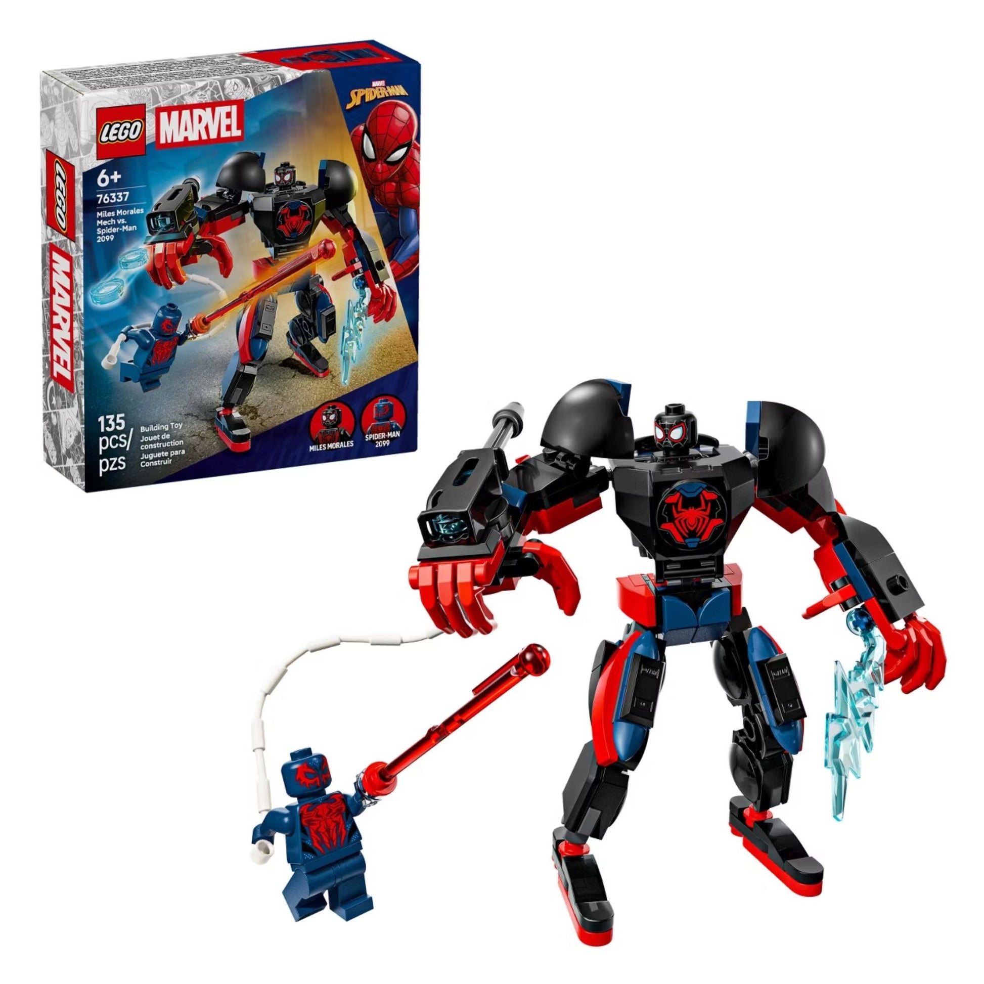 LEGO Super Heroes Marvel Miles Morales Mech vs. Spider-Man 2099