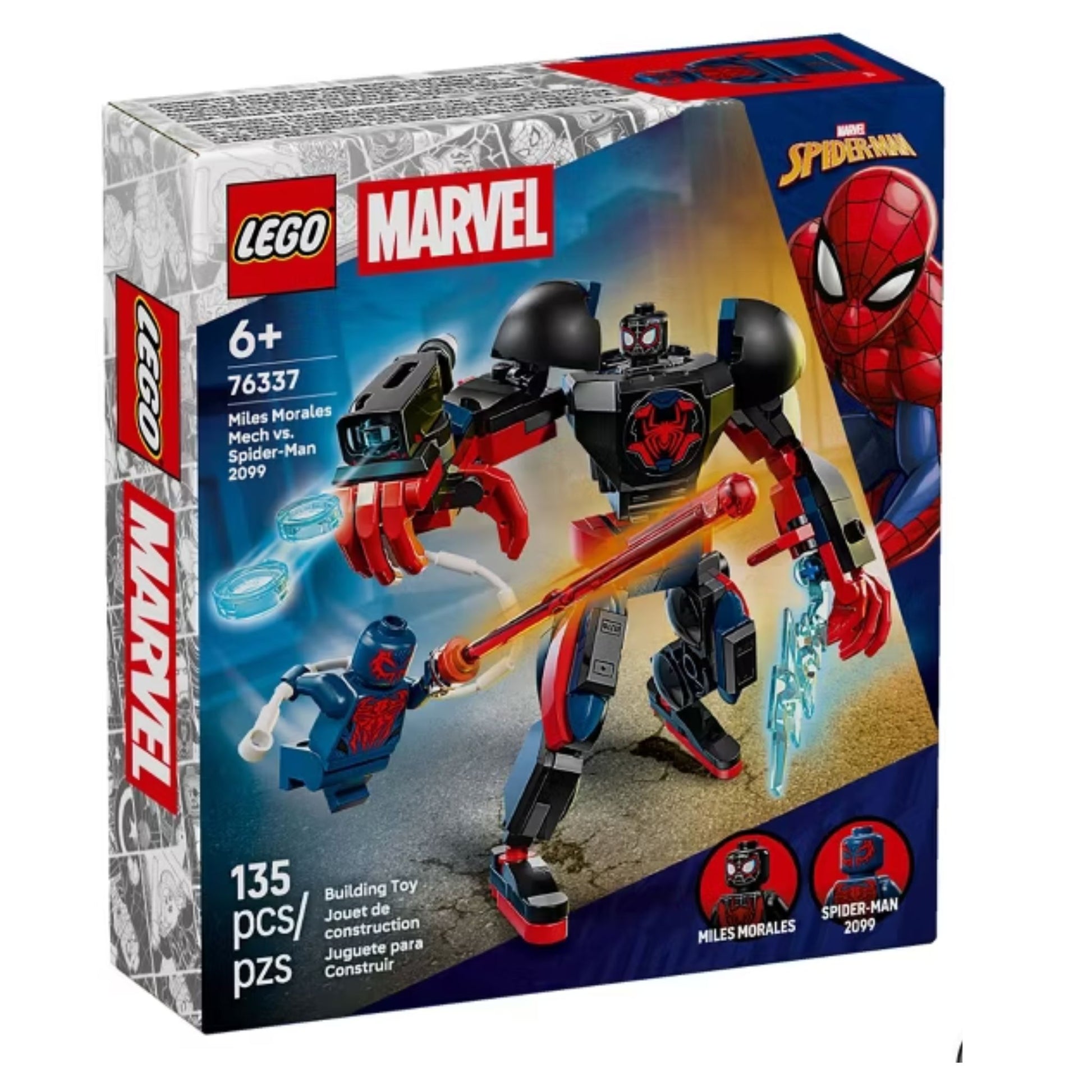LEGO Super Heroes Marvel Miles Morales Mech vs. Spider-Man 2099