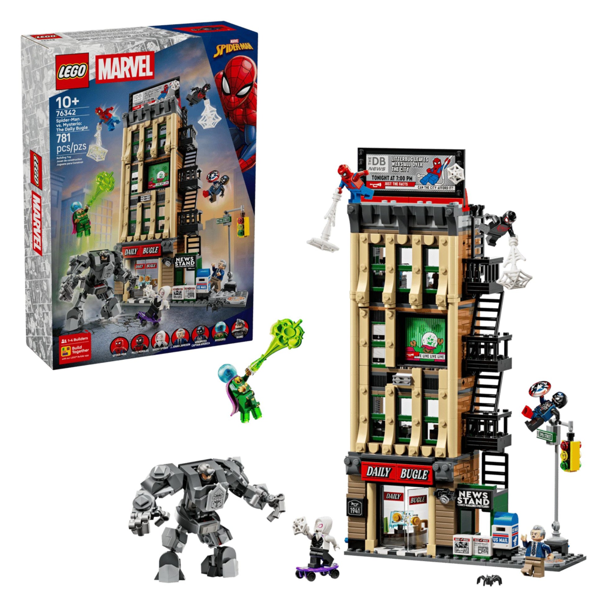 LEGO Super Heroes Marvel Spider - Man vs. Mysterio: The Daily Bugle - Trading Card Market