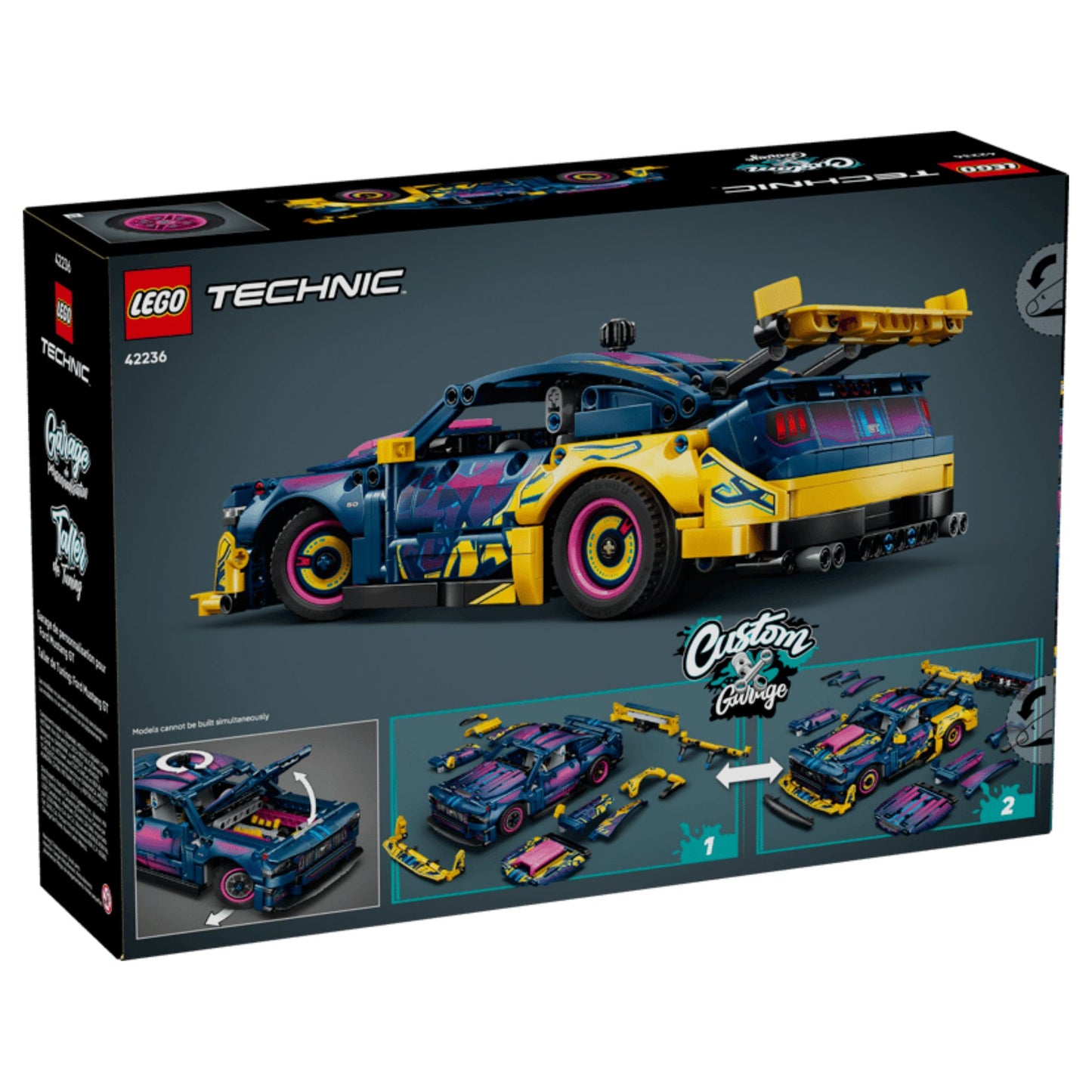 LEGO Technic Custom Garage Ford Mustang GT Car