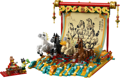 LEGO Chinese Festivals Galloping Horses Canvas - Trading Card Market